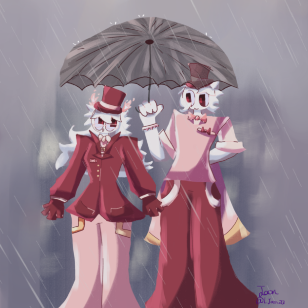 Cursed rain animation