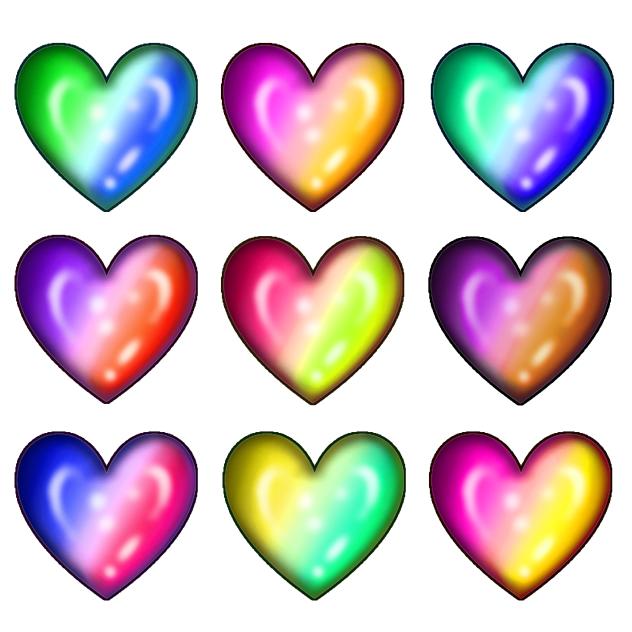 Y2k hearts3