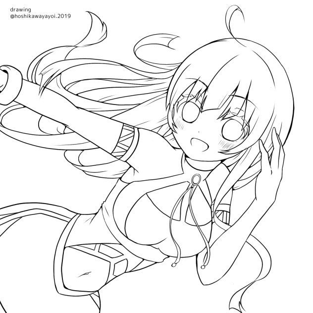 アイス×トランス(ぬりえ)