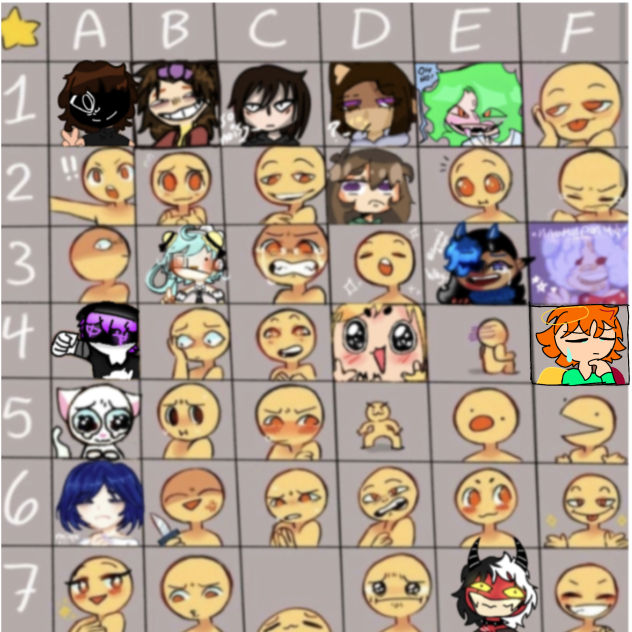 emotion A-F 1-7 Collab