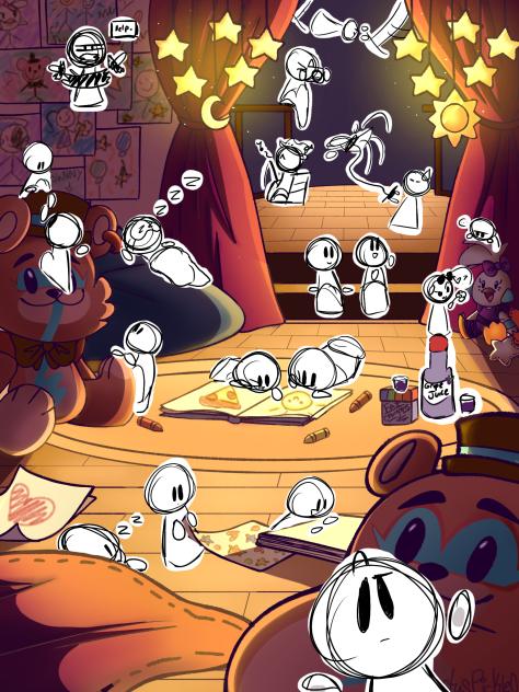 Doodles infiltrate FNAF