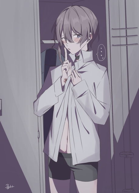 更衣室での秘密