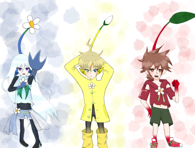 ピクミン擬人化（傷なし）