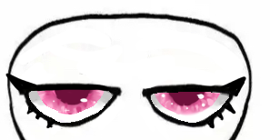 Me trying gem eyes 4 the first time