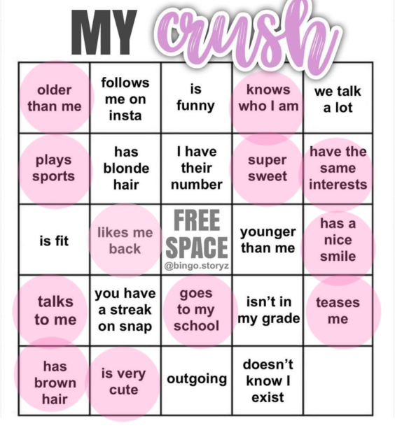 Crush bingo!
