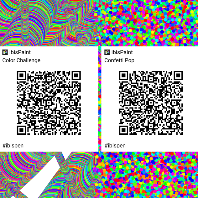 ColorFetti Mix QR Codes