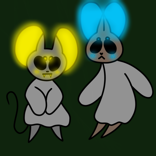 Lesbian ghosts 🐭❤️🐰