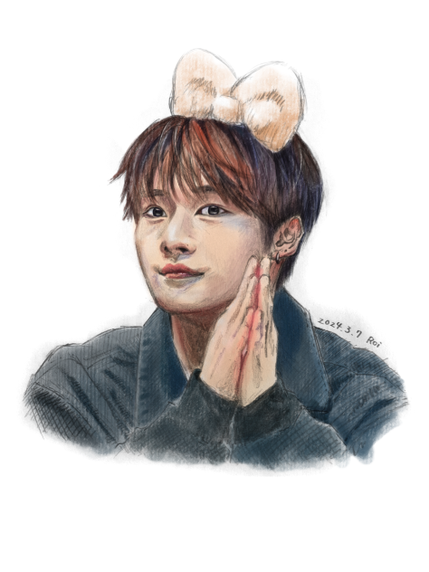 straykids Leeknow ファンアート