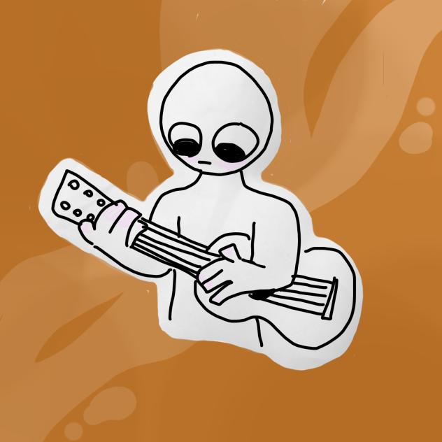 little guy playing guitar🎸