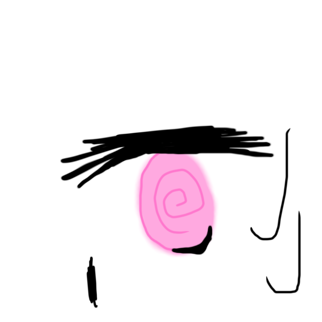ぐるぐる目