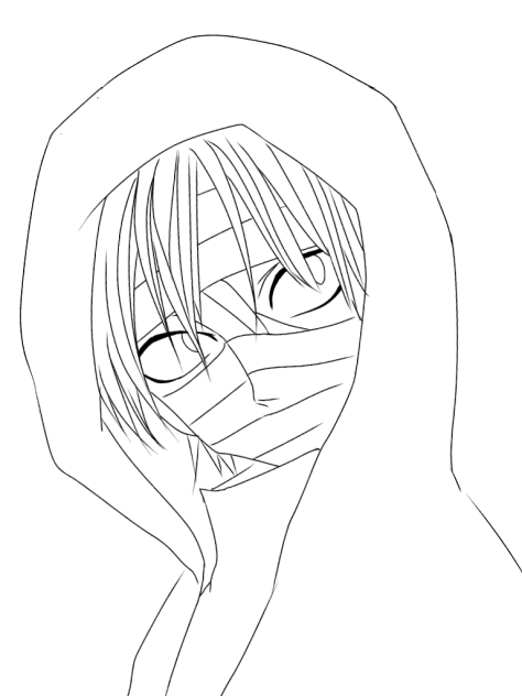 殺戮の天使(ザック)線画