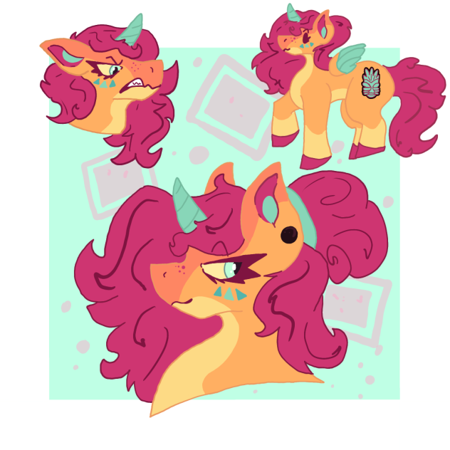 Tiki as a MLP character