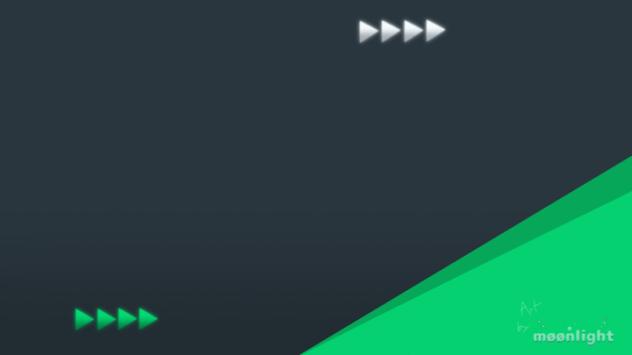 Dark Gray and Green Color Scheme