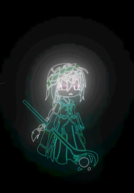 White lily cookie {neon version}