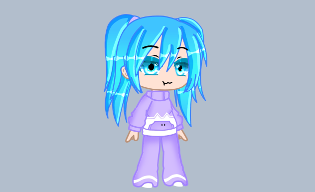 Melody in her sleeping outfit