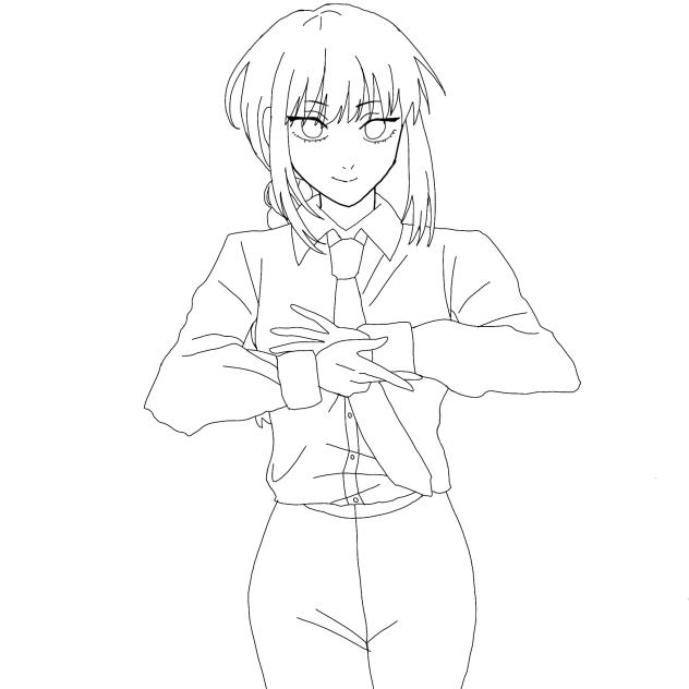 生姜焼き　線画