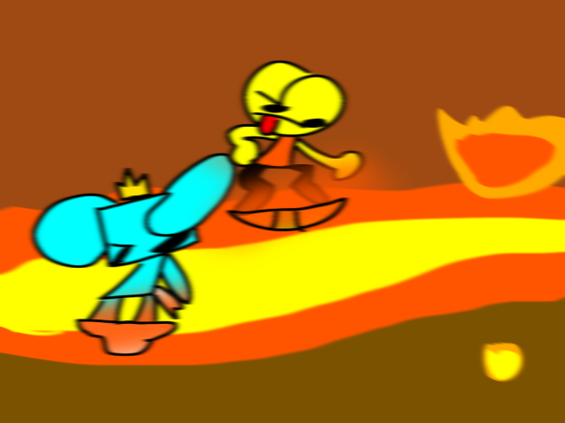 a firey race