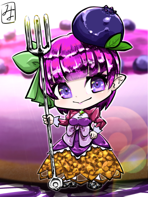ブルーベリーレアチーズケーキ