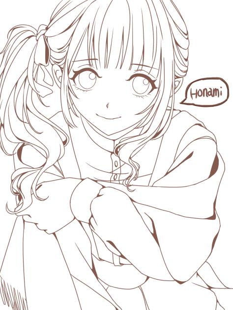 ほなみ　クリエイターズフェスタ塗り絵