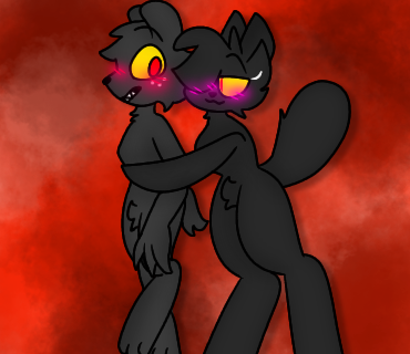 female Cartoon cat x Cartoon dog