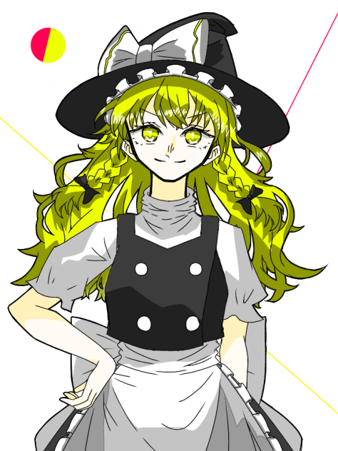 魔理沙塗りました