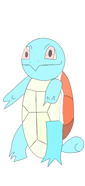 夜の合計217分お絵描きポケモン勝負