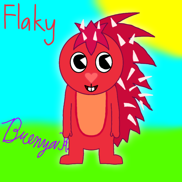 Flaky (TW - Happy Tree Friends)