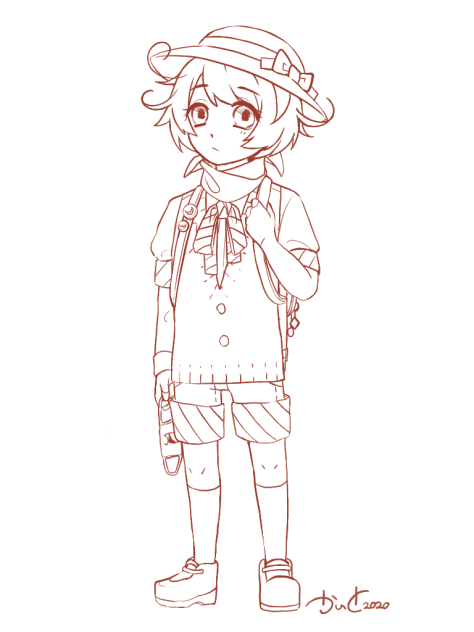 のえるくん（塗り絵）