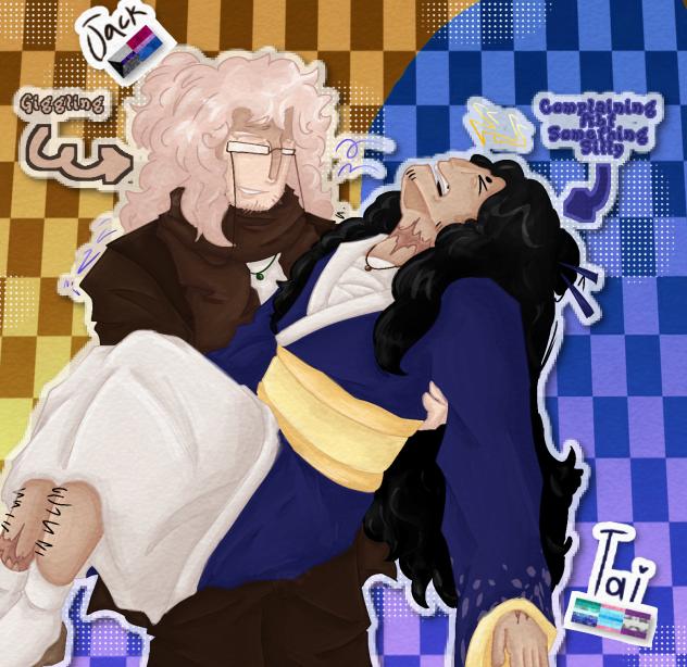 🤎🧡 ⱼₐcₖ ₐₙd ₜₐᵢ 🩵💙