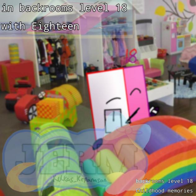 In backrooms level 18 with Eighteen