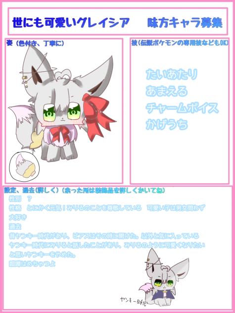 かわぐれキャラ募！
