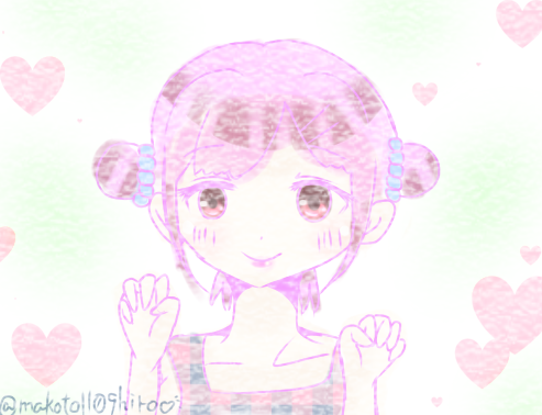 ハートの女の子