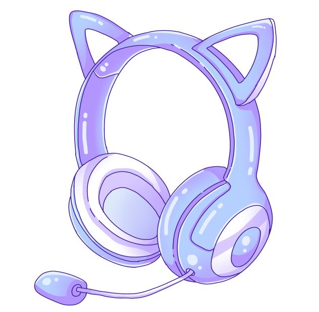 Headphone mic (pastel)