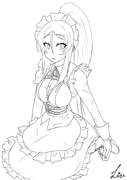 ✨シルファチャレンジ✨（塗り絵用線画）