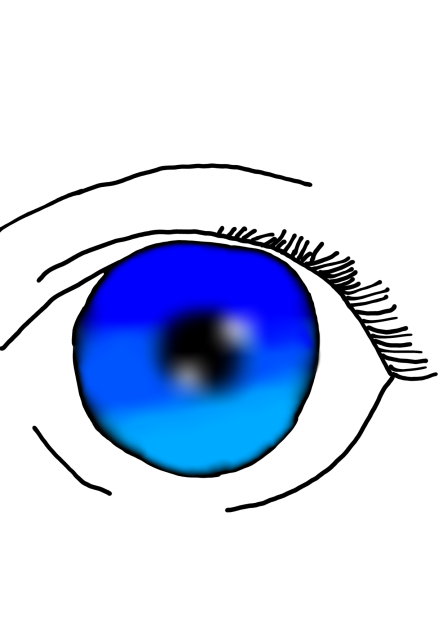 Blauw oog