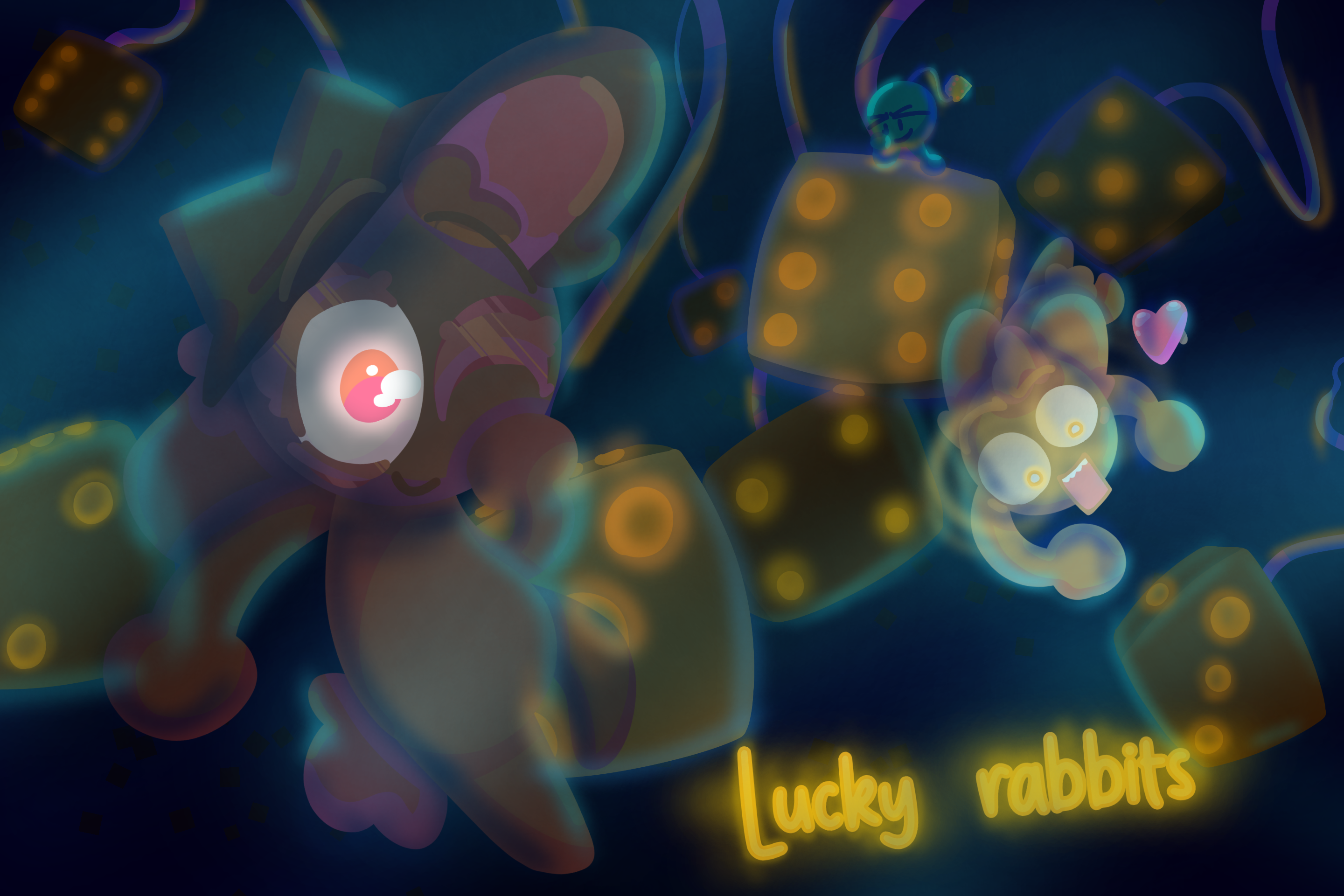 Lucky rabbits - ibisPaint