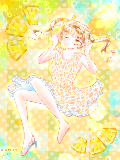 企画絵、アイスクリーム擬人化計画