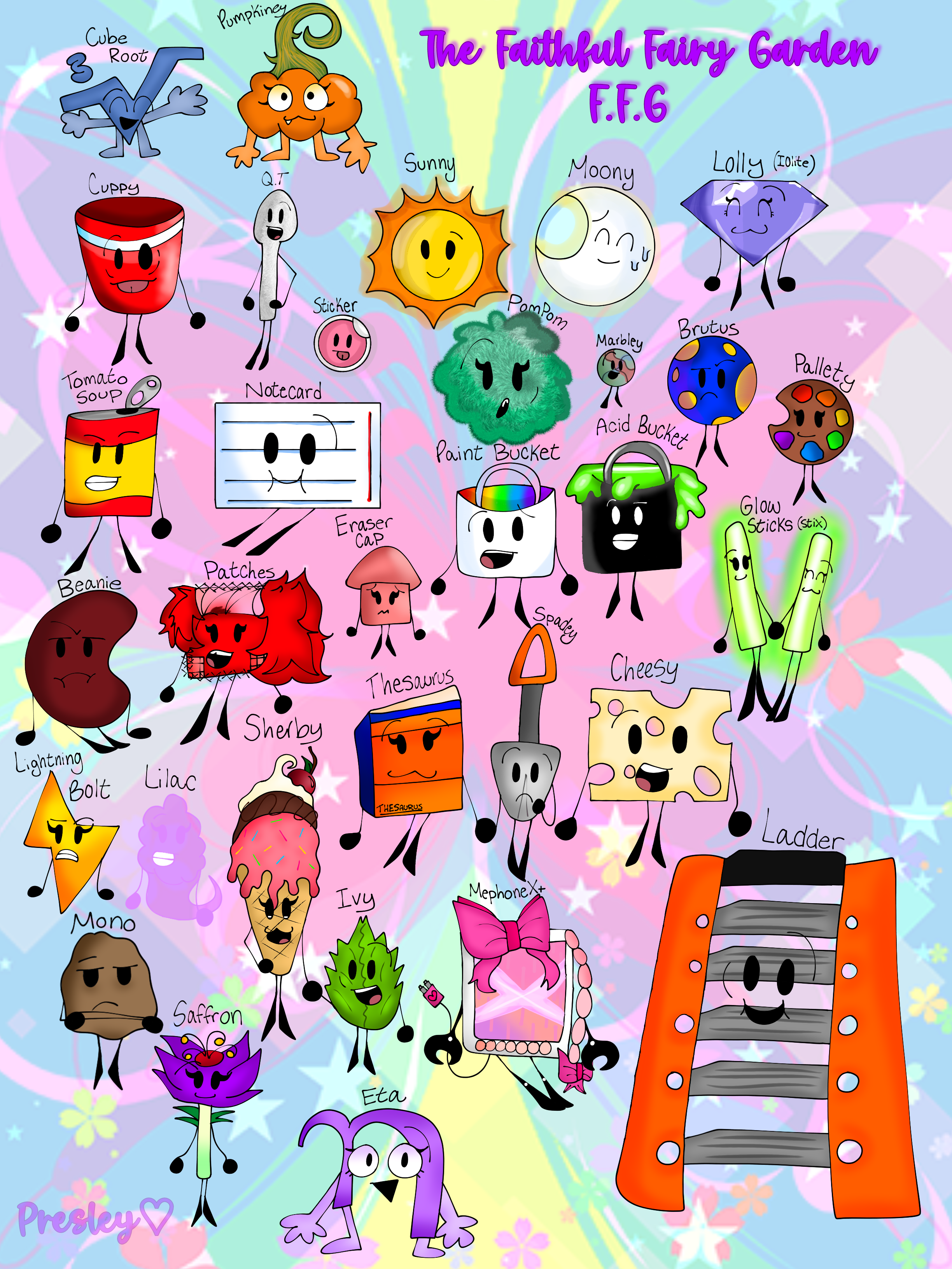 MY OBJECT SHIW CHARACTERS 🦋🌻 - ibisPaint