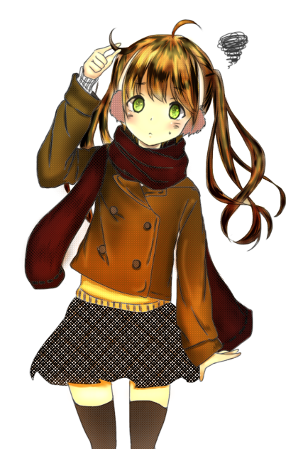 女の子の線画塗らせていただきました！！(5)