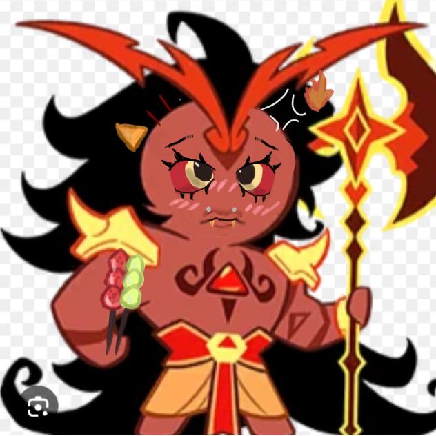burning spice in jelly artstyle