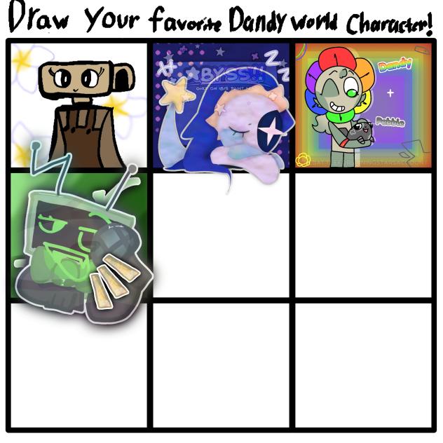 Draw your favorite dandy world toons