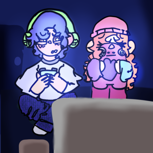 Probably playing poppy playtime bruh