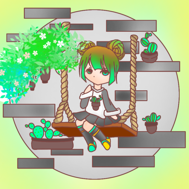 the trees