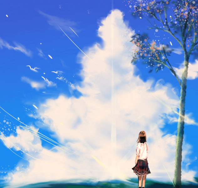 Under the blue sky - ibisPaint