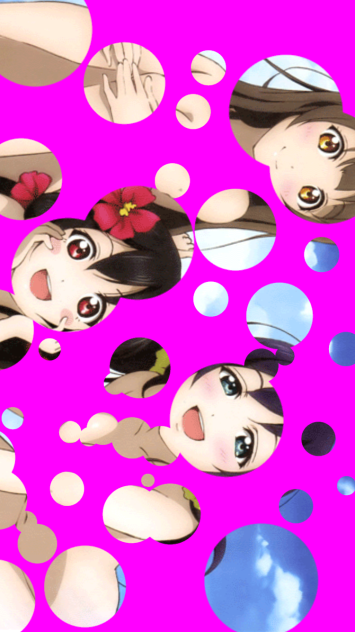 ラブライブのぞにここと(東條希 矢澤にこ 南ことり) 水玉^o^