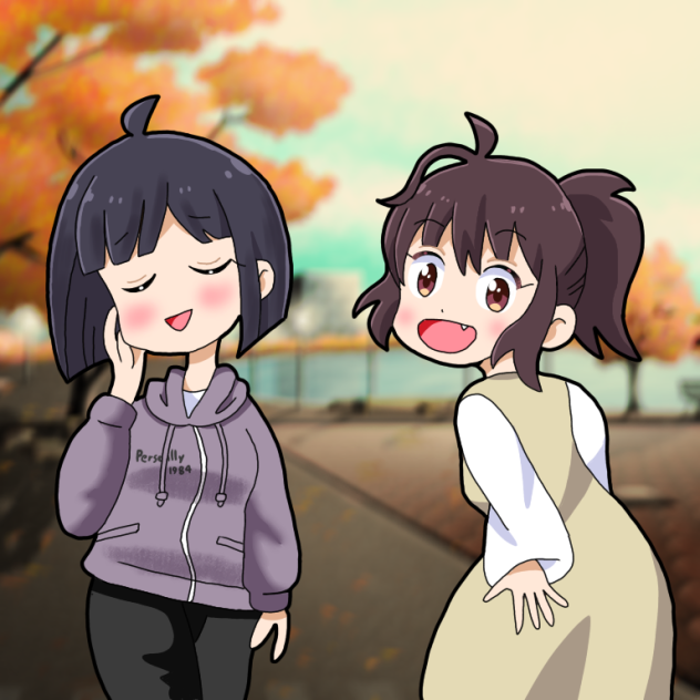 うっとりチセちゃんとハルコちゃん