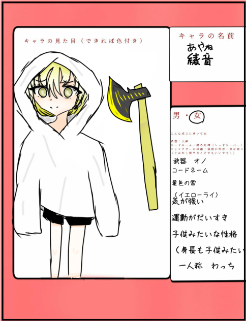 きゃら募集参加