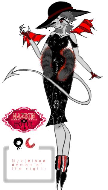 My hazbin hotel oc!(finished)