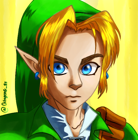 Link from Ocarina of Time. 🎶⌚