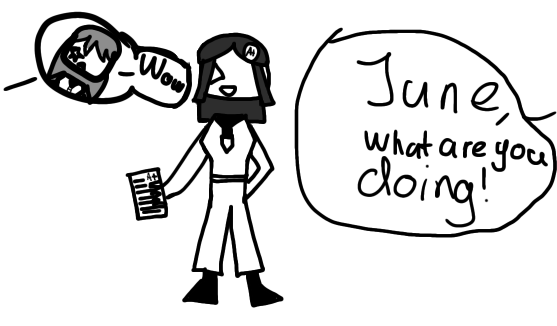 June,What Are you doing!